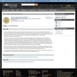 Home Loans Corpus Christi - Mortgage News Daily