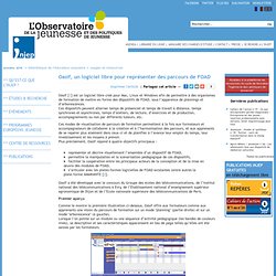 Oasif, un logiciel libre pour représenter des parcours de FOAD