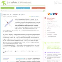 Logiciels de géométrie