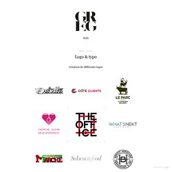 Logo & typo - Grégory jubé