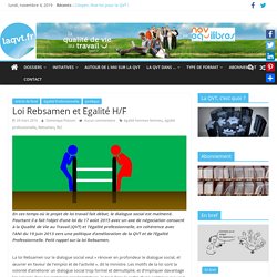 Loi Rebsamen et Egalité H/F