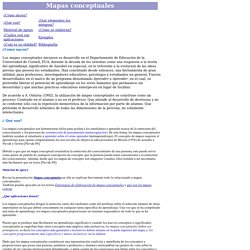 Los mapas conceptuales