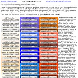 Lots O' Screen Colors