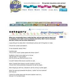 Lots of Jokes - Anger Management