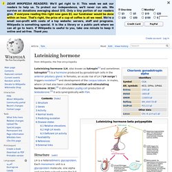 Luteinizing hormone