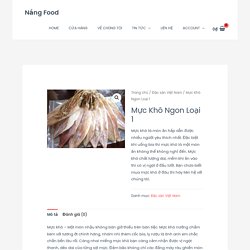 Mực Khô Ngon Loại 1 - Nắng Food