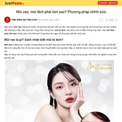 Mũi vẹo, mũi lệch phải làm sao? Phương pháp chỉnh sửa