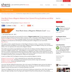 How Much Does a Magento Website Cost: General Pricing Guidelines and What to Look For - Magento Developers NY