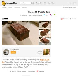 Magic IQ Puzzle Box