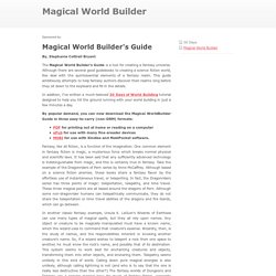 Magical World Builder
