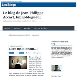 Lisez maintenant...! - Le blog de Jean-Philippe Accart, biblioblogueur