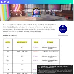 La Maison Lumni, l'émission qui donne cours à la maison - Actualité