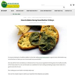 hemp seed butter