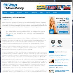 How to Make Money with a Website