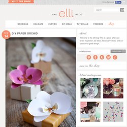 How to Make a Paper Orchid