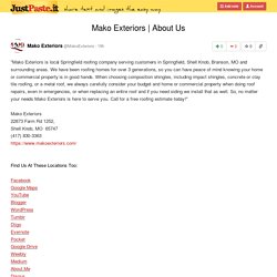 Mako Exteriors
