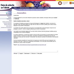 Les maladies, cancer, arthrose, maux de dos, associées au surpoids et à l'obésité