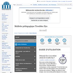 Mallette pedagogique Troubles Dys
