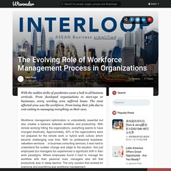 The Evolving Role of Workforce Management Process in Organizations
