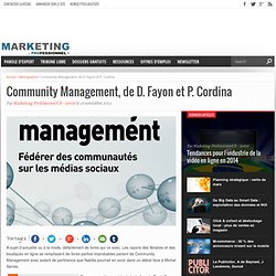 Community Management, David Fayon Paul Cordina, Pearson