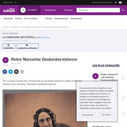 Relire Marceline Desbordes-Valmore