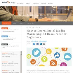 How to Learn Social Media Marketing: 41 Resources for Beginners