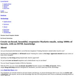 Marketo Email Templates Builder » Marketo LaunchPoint®