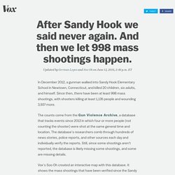 Mass shootings since Sandy Hook, in one map