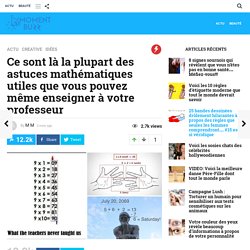 Ce sont là la plupart des astuces mathématiques utiles que vous pouvez même enseigner à votre professeur – Momentbuzz