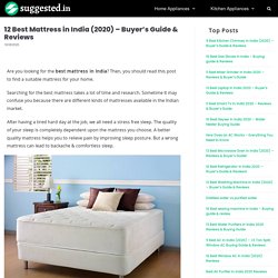 12 Best Mattress in India (2020) - Buyer’s Guide & Reviews