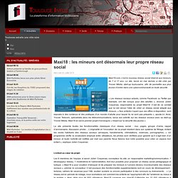 Maxi18 : les mineurs ont désormais leur propre réseau social