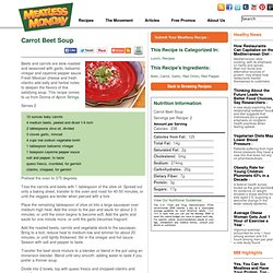 Carrot Beet Soup
