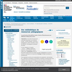 Une médiathèque de ressources pédagogiques — Enseigner avec le numérique