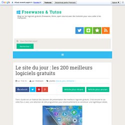 les 200 meilleurs logiciels gratuits