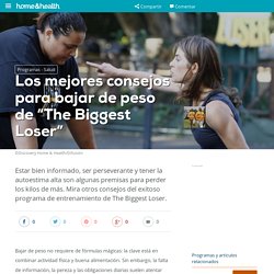 Los mejores consejos para bajar de peso de “The Biggest Loser”