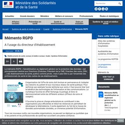 Mémento RGPD