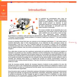 Mémoire D.E.A. de Maxence Dupupet -> Introduction