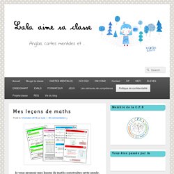 Mes leçons de maths – Lala aime sa classe