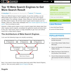 Top 10 Meta Search Engines to Get More Search Result