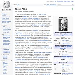 Michel Aflaq