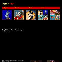 Mickey's Robot Laboratory