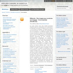Millemots - Des images pour construire son langage : Vivre ensemble (PS-MS-GS)