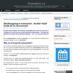 Mindmapping et entreprise : double-bulle étude de la concurrence