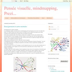 Enseignement et cartes mentales