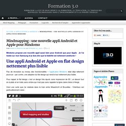 Mindmapping : une nouvelle appli Android et Apple pour Mindomo