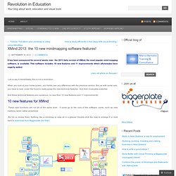XMind 2013: the 10 new mindmapping software features!