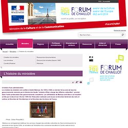 Ministres - Ministère de la Culture et de la Communication