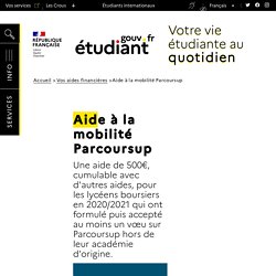 Aide à la mobilité Parcoursup