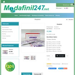 Koop Generieke Provigil Online In Nederland