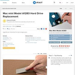 Mac mini Model A1283 Hard Drive Replacement